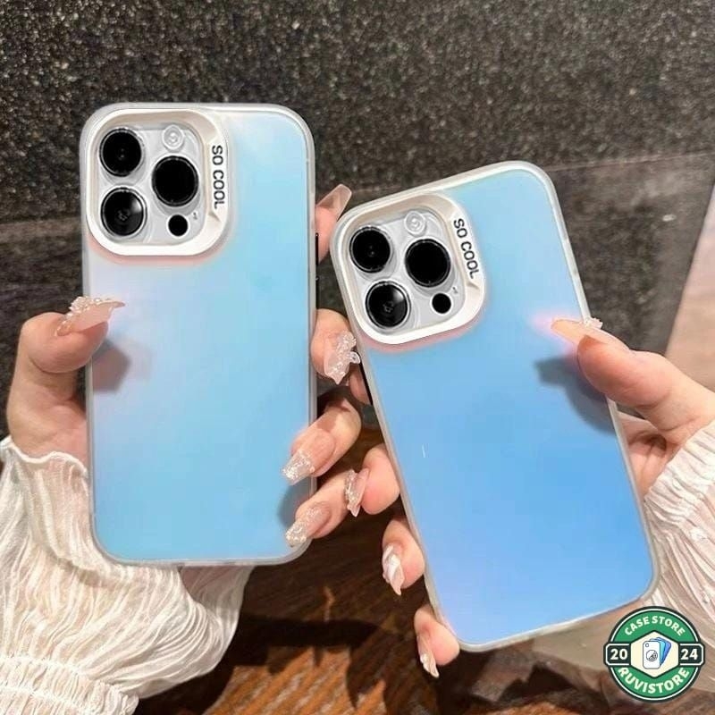Case Samsung A02S A03S A03 A03 CORE IMD Hologram Aurora Premium
