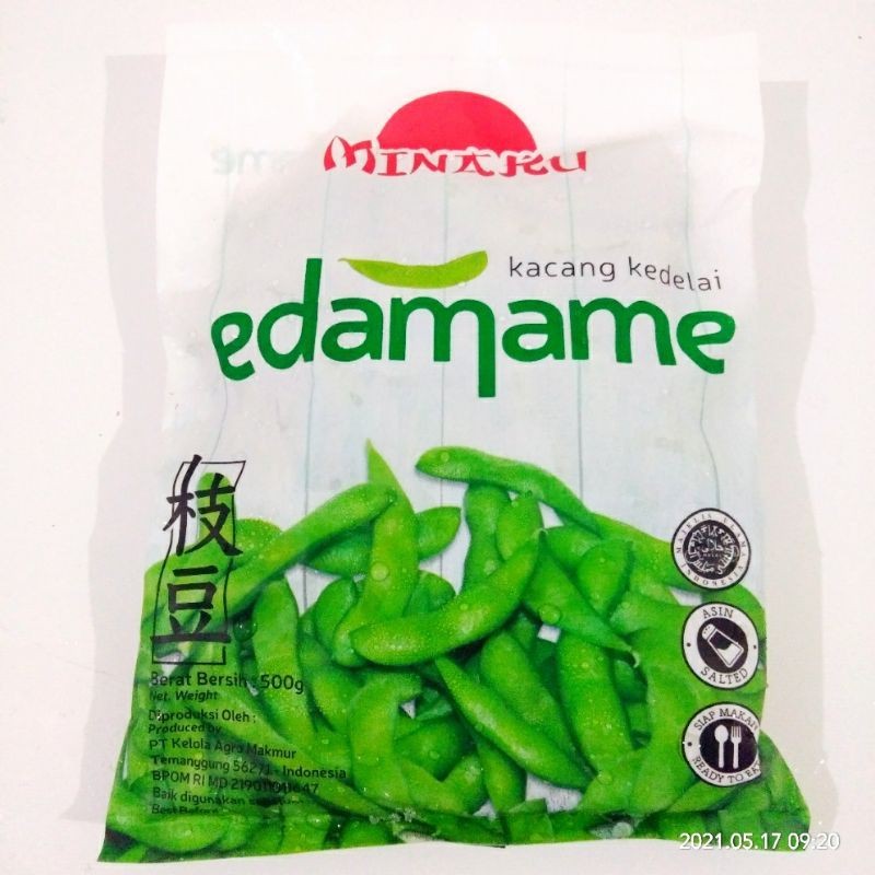 

Minaku Edamame (kacang kedelai) 500 gram