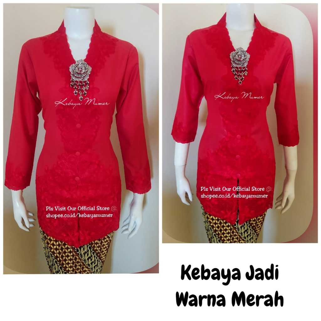 Kebaya Encim Merah. Kebaya Encim Hitam. Kebaya Bordir. Kebaya Encim. Kebaya Hitam. Kebaya Merah. Keb