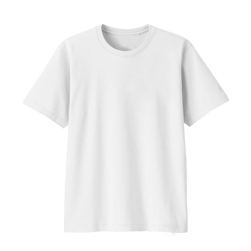 Kaos Polos Warna PUTIH Lengan Pendek Pria dan Wanita Leher O-Neck 24s Tebal Premium