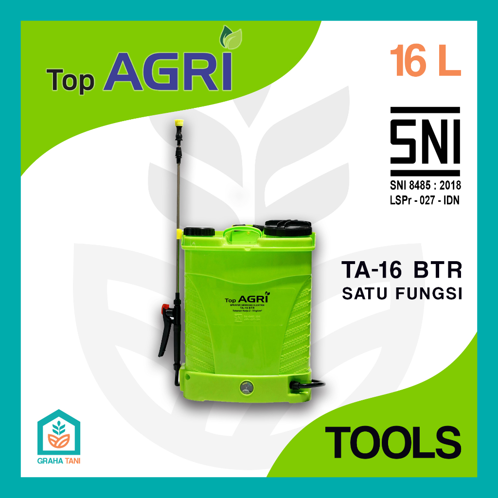 Alat Semprot / Sprayer Elektrik TOP AGRI 1 Fungsi 16L / 16 Liter