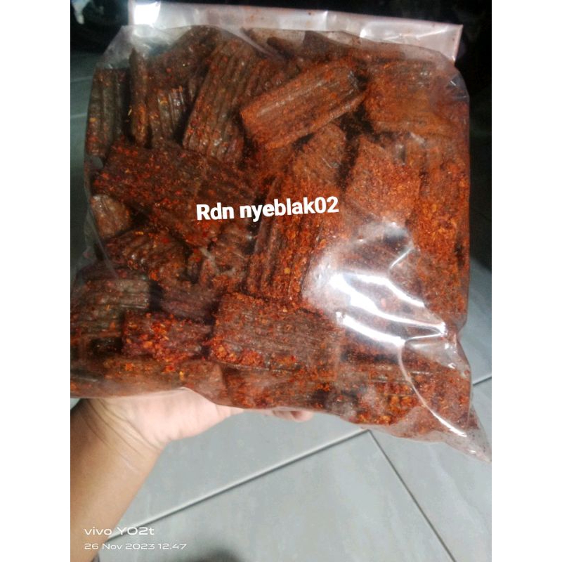 

promo 1kg seblak bantat krupuk jengkol daun jeruk