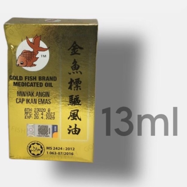 minyak angin cap ikan mas 13 ml