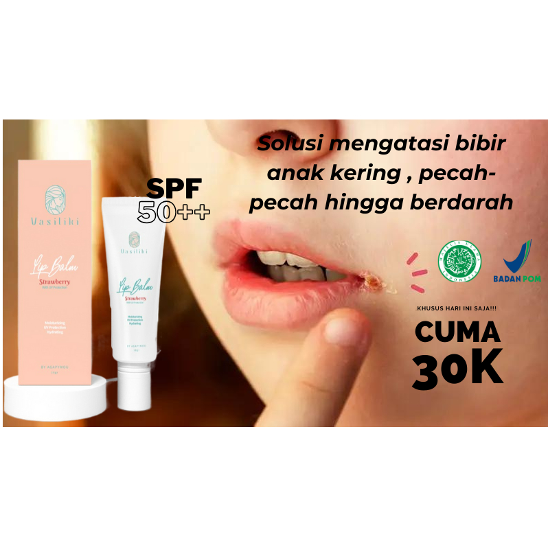 Sunscreen untuk bibir anak SPF 50