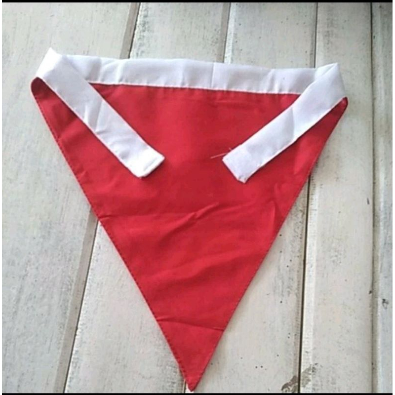 Syal / Scraf Paskibra Merah Putih / Slayer Paskibra / Slayer Paskibra Merah putih dengan perekat