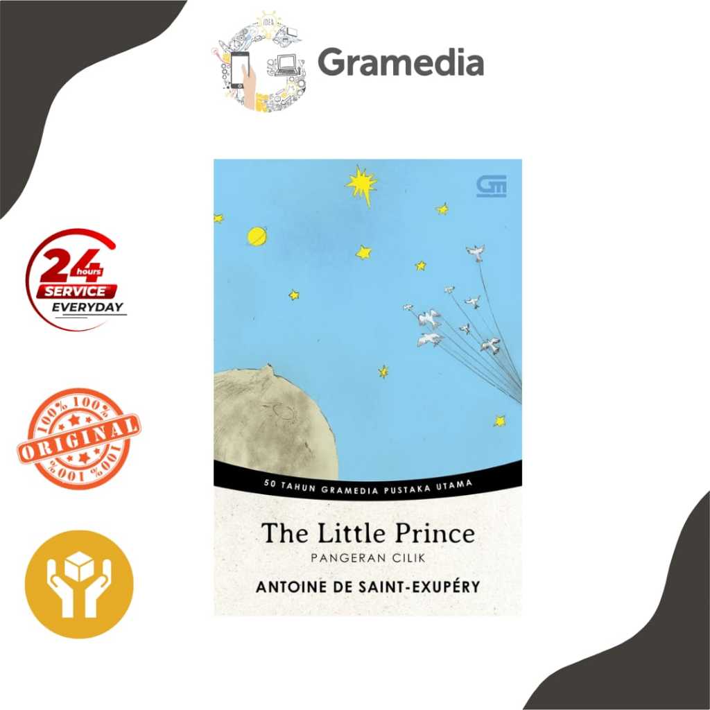 Gramedia Mega - Pangeran Cilik (The Little Prince) (Edisi Cover Spesial HUT GPU 50 Tahun)