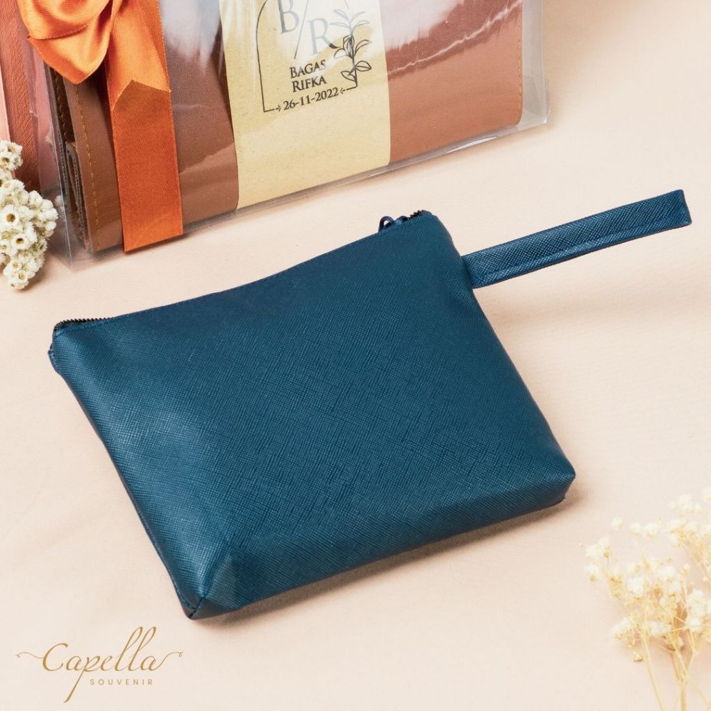 POUCH KAPAL / KOTAK PRADA SOUVENIR PERNIKAHAN MURAH ELEGAN MEWAH CAPELLA