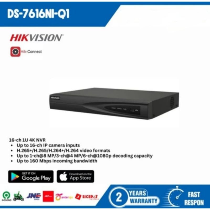 NVR HIKVISION 16CH DS-7616NI-Q1