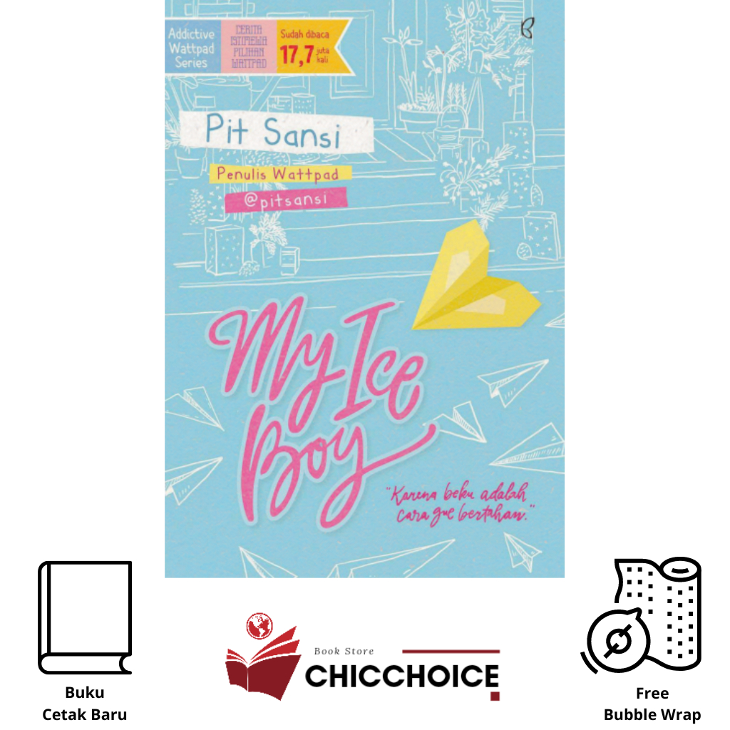 Buku Novel My Ice Boy - Pit Sansi ( Buku, Novel,Buku bacaan, My Ice Boy Novel Romance )