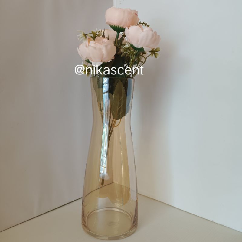 [NEW] Vas Bunga Kaca Korea | Vas Kaca Tinggi | Vas Kaca Bunga