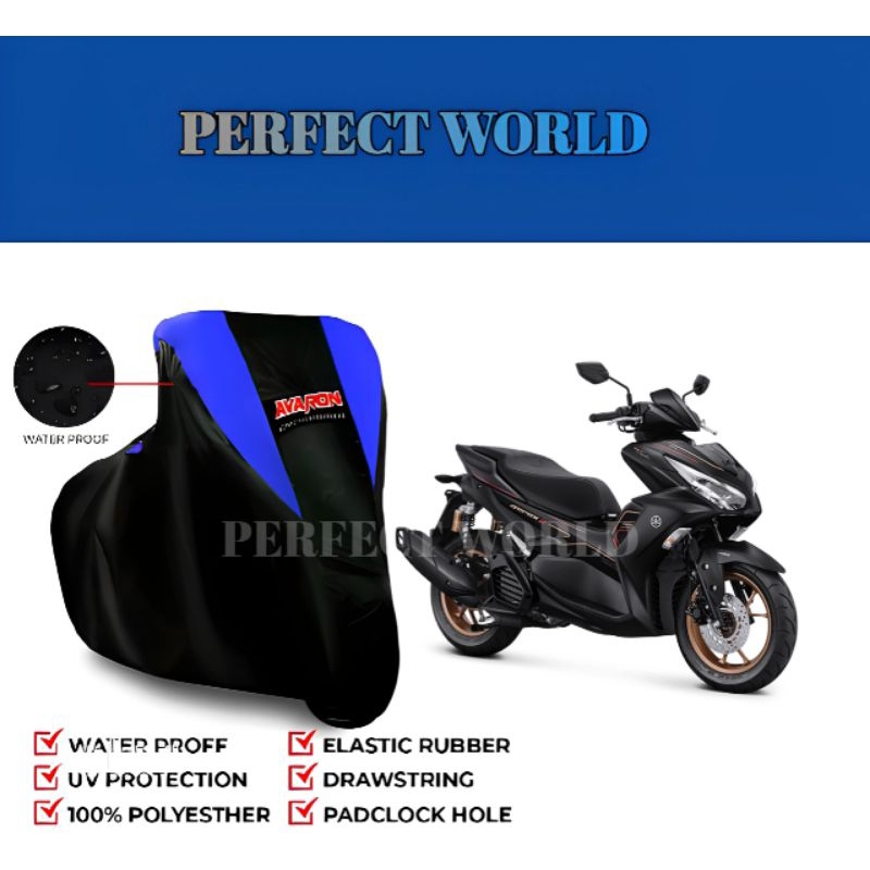 Cover Motor Aerox/Sarung Motor Aerox/Pelindung Motor Aerox/Jas Motor Aerox/Mantel Motor Aerox AVARON