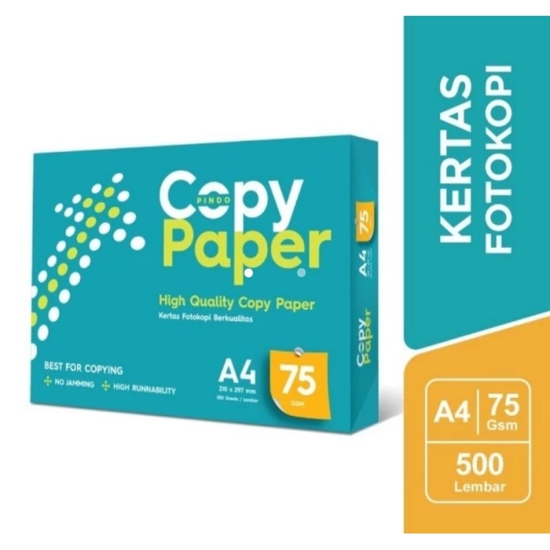 

Kertas HVS A4 - 75 gram (500 lbr)