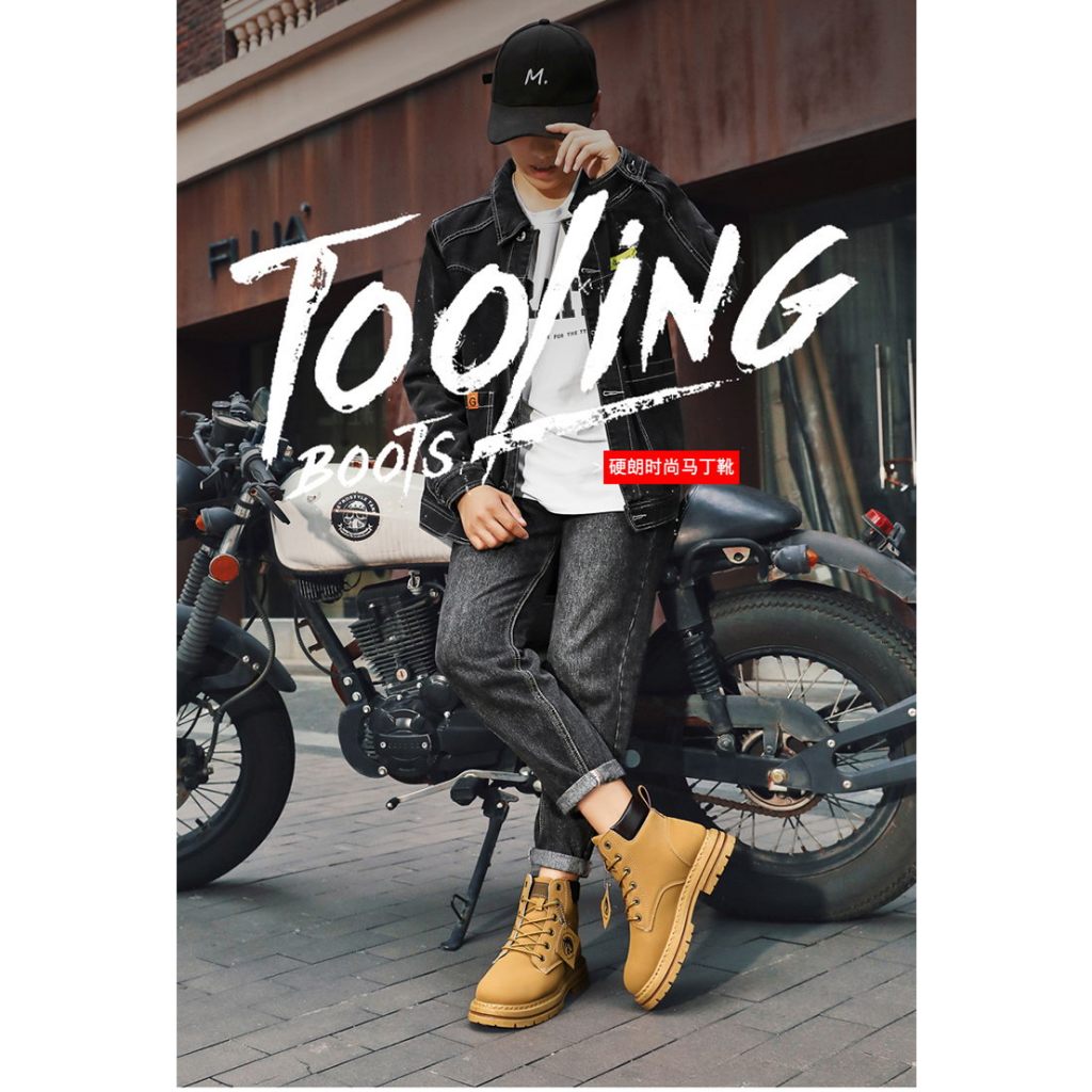 new deals 2025 sepatu dr martens original sol tinggi low boots pria casual terbaru sepatu boots pria