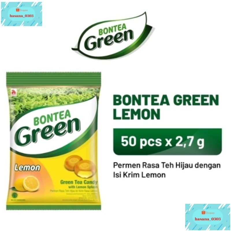 

Permen BONTEA Green Lemon 1 Bag (50 x 2.7 gr)