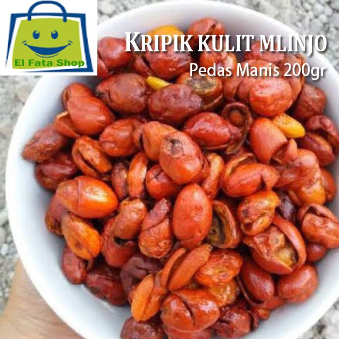 

Kripik Kulit Mlinjo Pedas Manis Pencok Kulit Melinjo 200gr