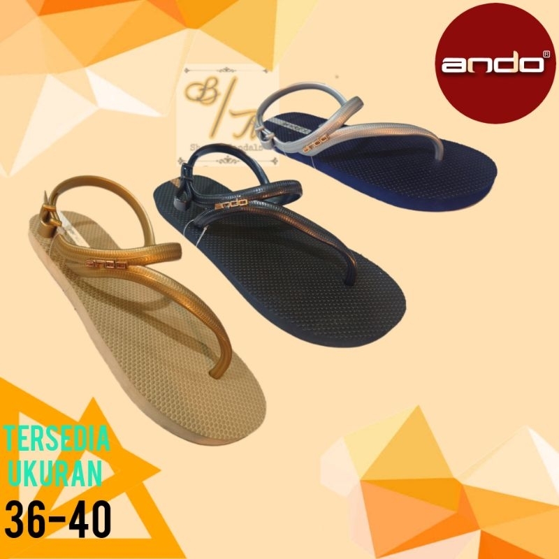 Spatu Sandal Tali Ando Wanita Nora 1241120
