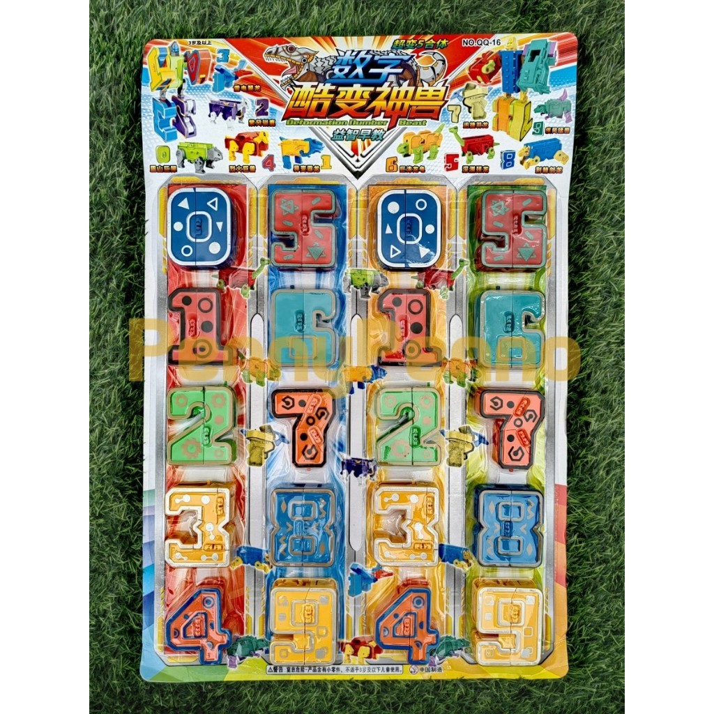 Mainan Anak Angka Huruf Jadi Robot