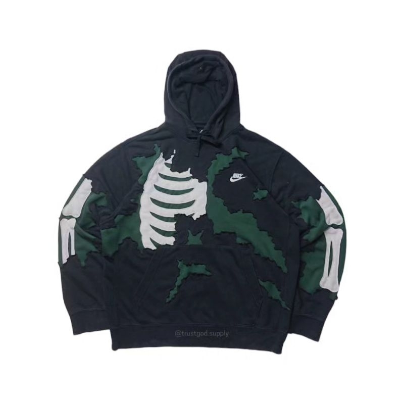 REWORKED NIKE SKELETON HOODIE