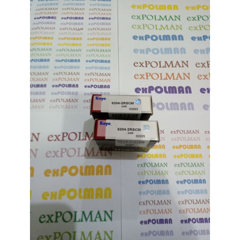 Klaker bola / ball bearing 6204-2RSCM KOYO