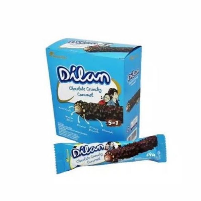 

Dilan Choco Crunchy Caramel 1Box isi 12 / 276gr