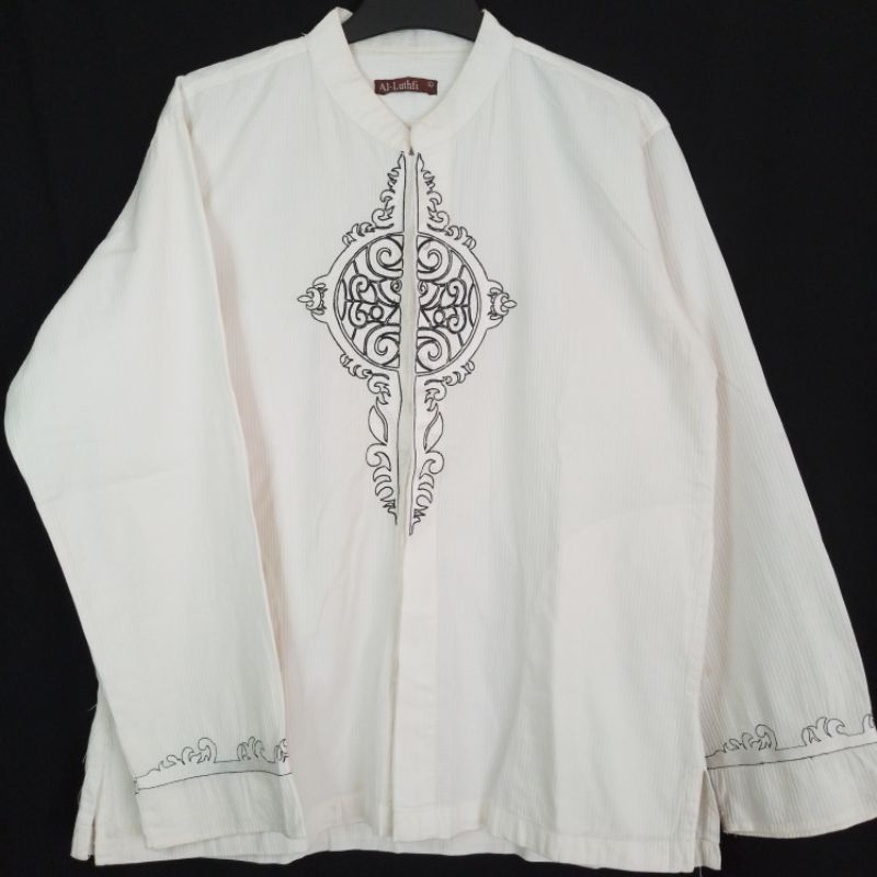 Preloved Baju Koko Dewasa Branded Al-Luthfi ukuran L - MA 152