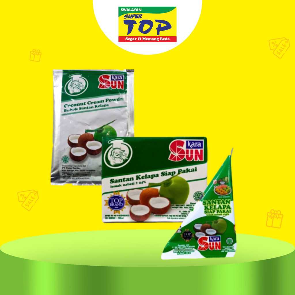 

~TOP~ SUN KARA SANTAN INSTAN CAIR DAN BUBUK 20GR / 65ML / 200ML