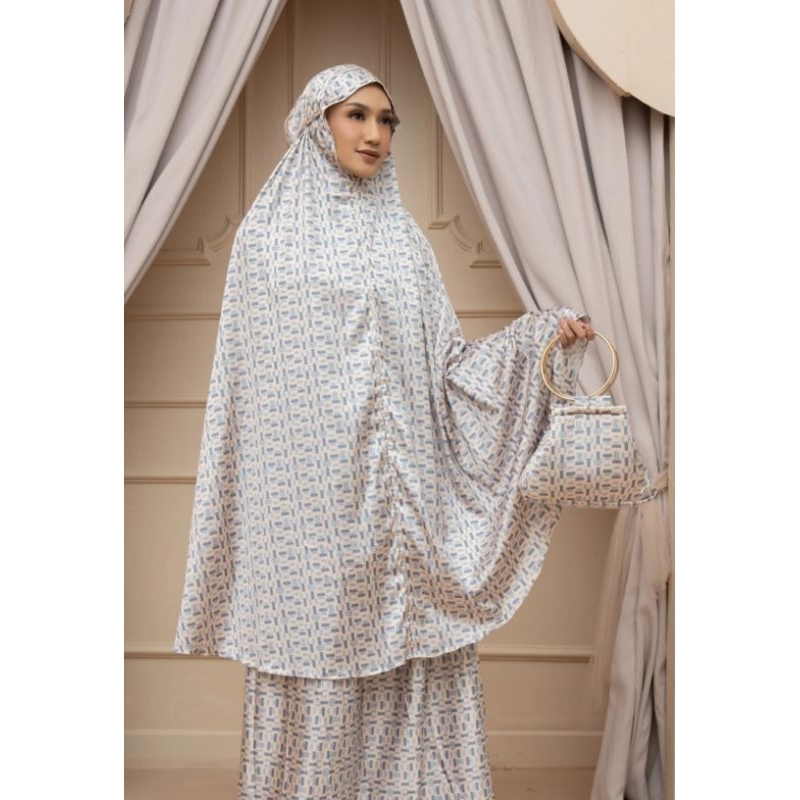 MUKENA WEARING KLAMBY PRELOVED PRAYER SET SENTANI KASUARI BY WK WEARING KLAMBY