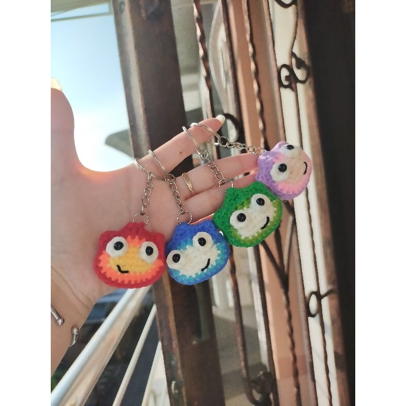 Calcifer Amigurumi | Gantungan Kunci calcifer | Anime | Ghibli