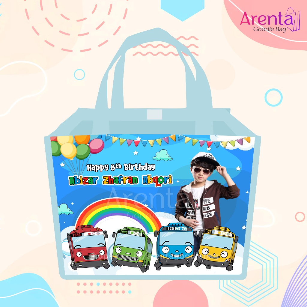 

Tas Ulang Tahun Anak Custom/Tas Bingkisan Ulang Tahun/Goodie Bag Ultah