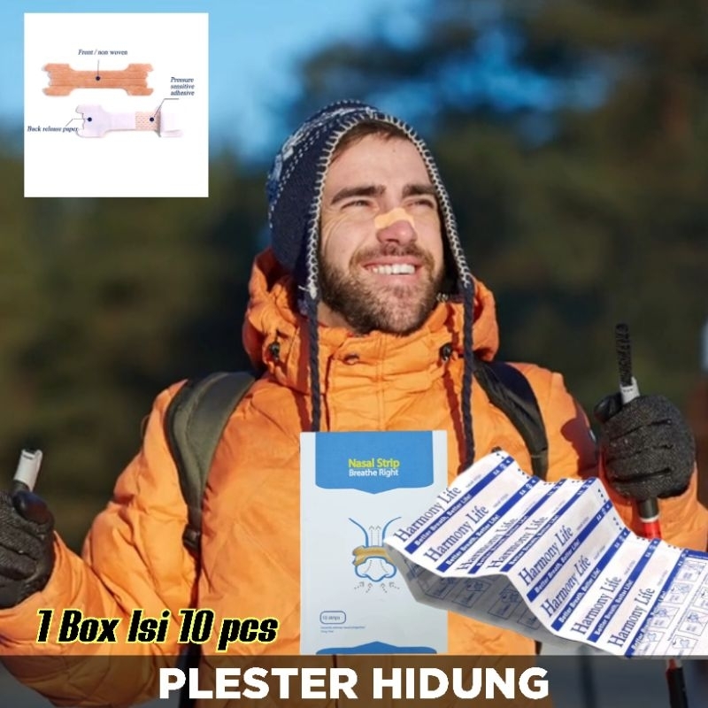 Plester Hidung Nasal Strips - Hidung Tersumbat