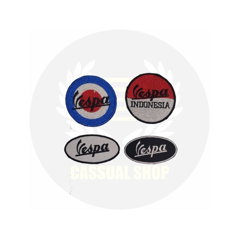 PATCH EMBLEM BORDIR VESPA
