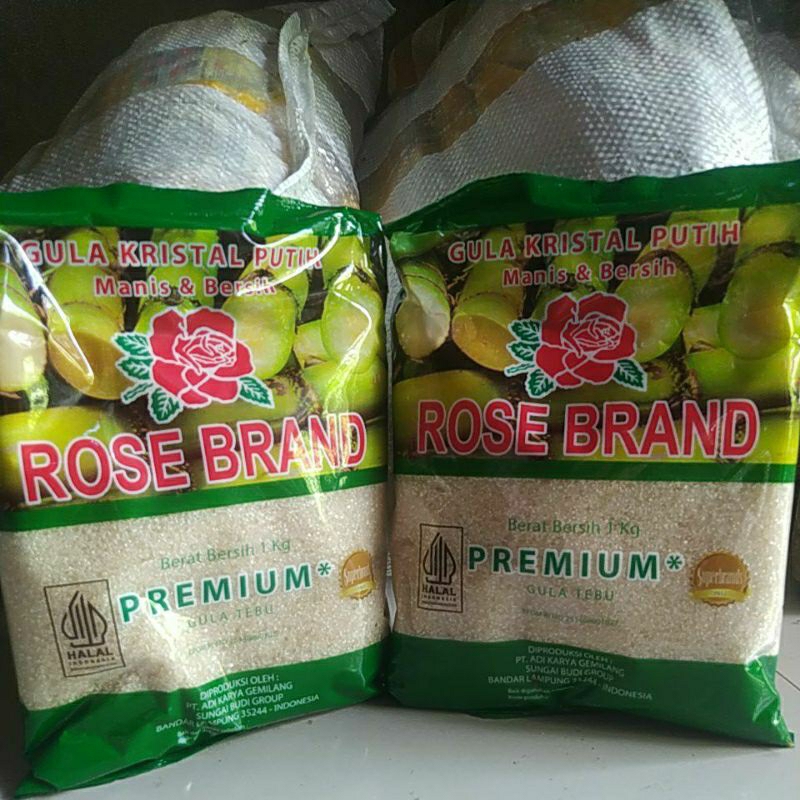 

Gula Pasir Rose Brand hijau 1kg