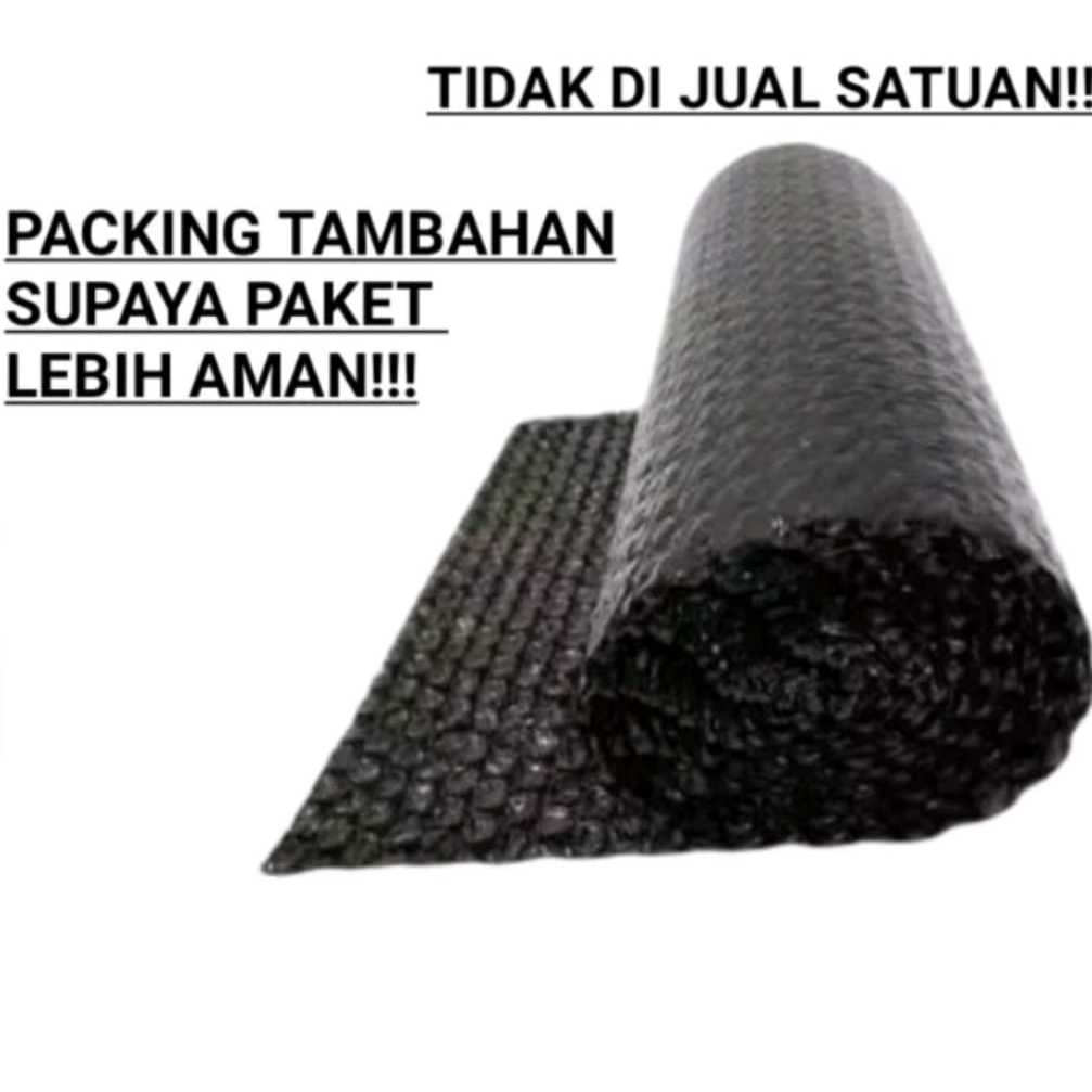 

BUBBLE WRAP KHUSUS TAMBAHAN PACKING PESANAN BARANG YANG MUDAH PECAH RETAK RUSAK