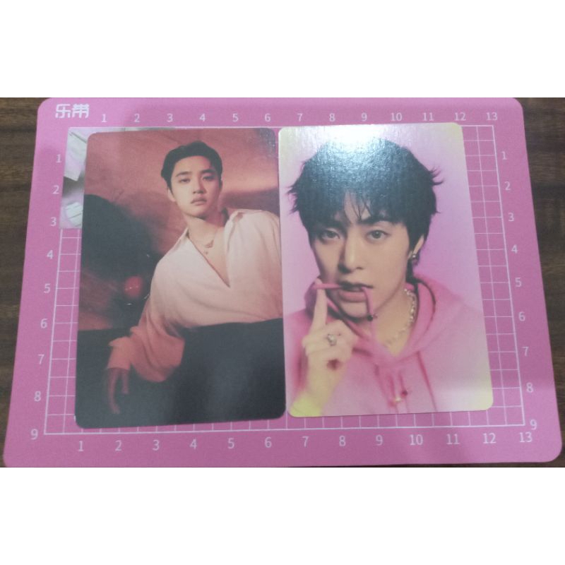 photocard exo boy group pink