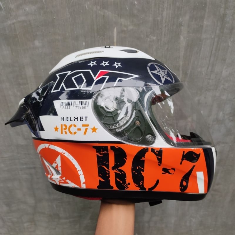 Helm Full Face KYT RC7 Seri 11 (second)