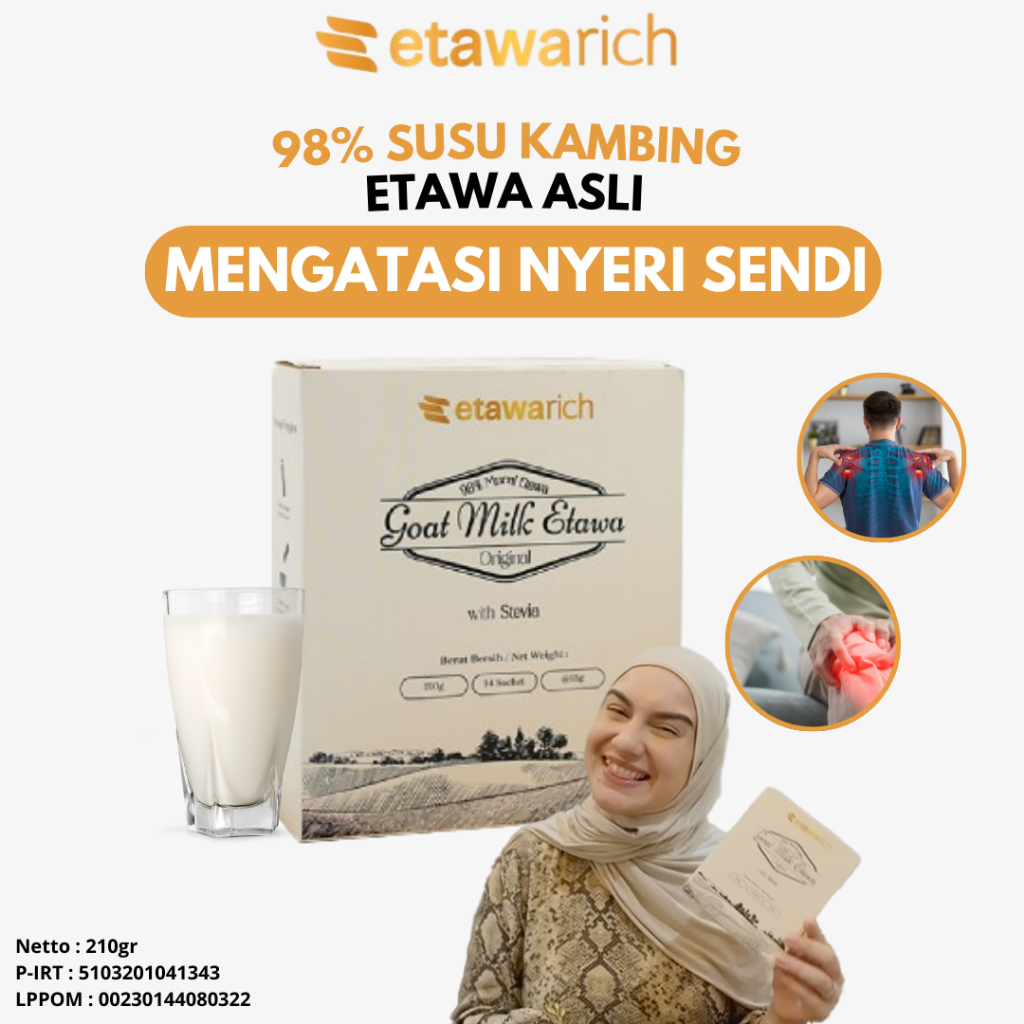 

Untuk Kesehatan Sendi dan Tulang Etawarich Solusi Premium Nyeri Sendi