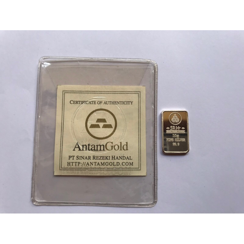PERAK ANTAM SRH 10 GRAM ANTAMGOLD FINE SILVER