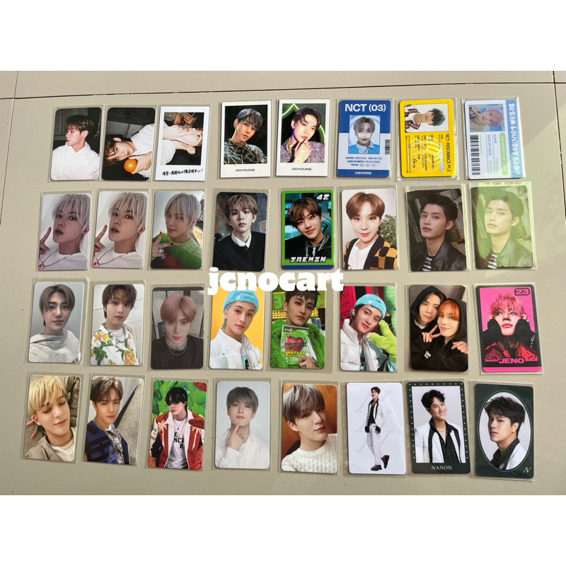 [READY] CLEARANCE SALE PC PHOTOCARD NCT DREAM 127 WAYV TAEIL DOYOUNG JUNGWOO MARK JAEMIN JENO KUN HA