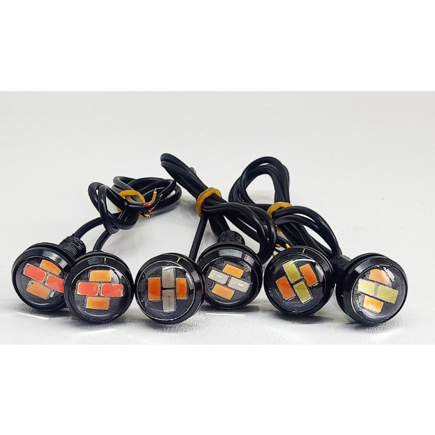 LAMPU LED EAGLE EYE / MATA ELANG 2in1 2 WARNA SOROT
