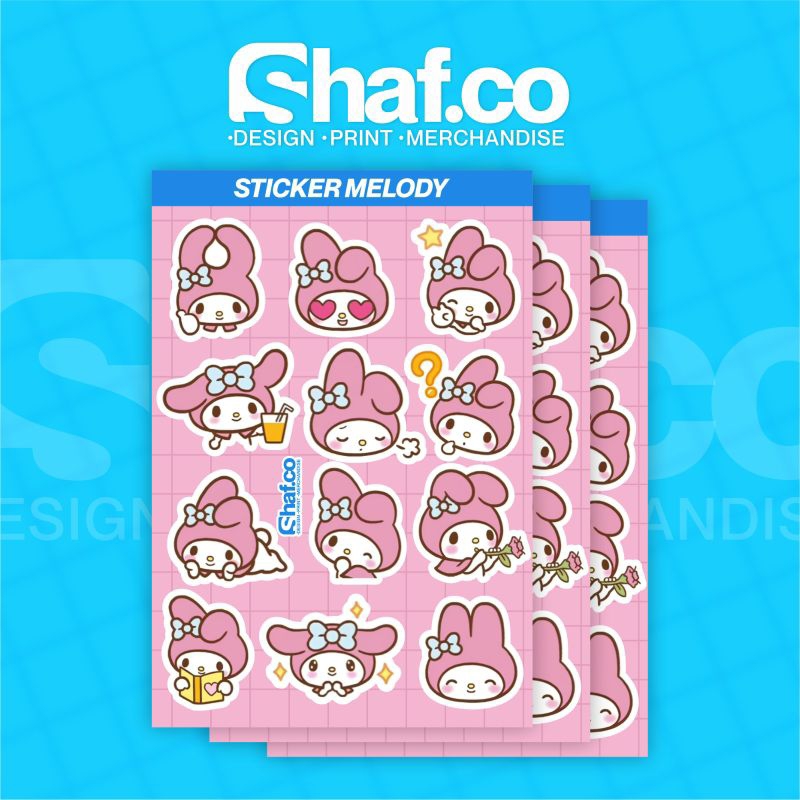 

STICKER KARTUN MELODY LUCU VIRAL