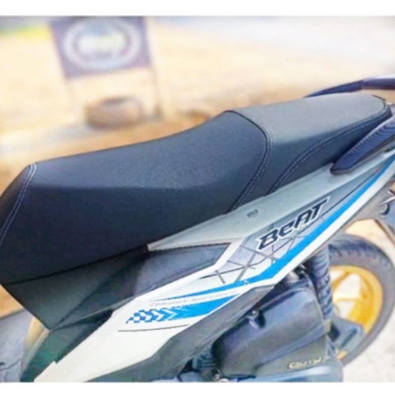 Sarung Cover Kulit Jok Motor Beat Street Deluxe Fi Karbu Old & New MBtech Original