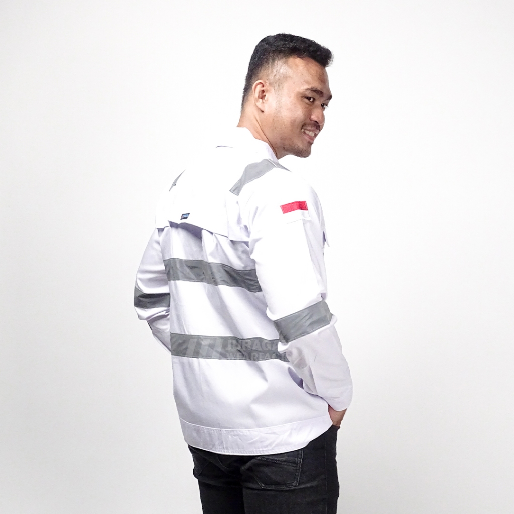 Wearpack Safety Atasan Warna Putih Best Seller