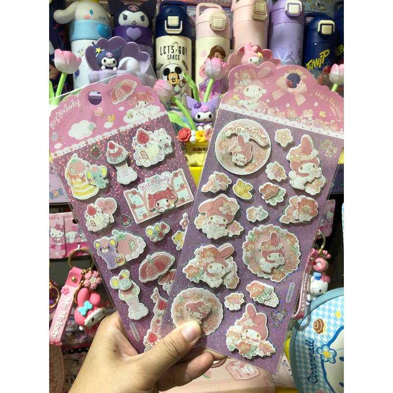 

Stiker melody timbul lucu