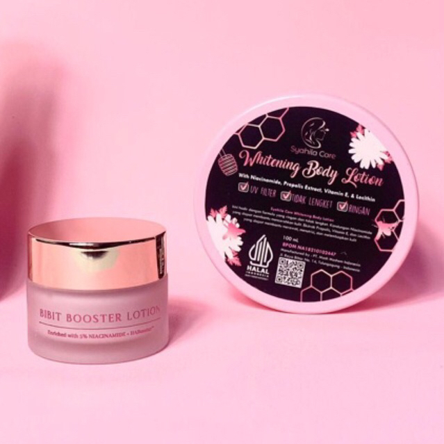 PAKET Handbody Syahila care 100ml Formula Lama + Bibit Pemutih