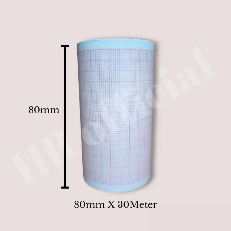 

Kertas EKG ECG ukuran 80mm X 30meter