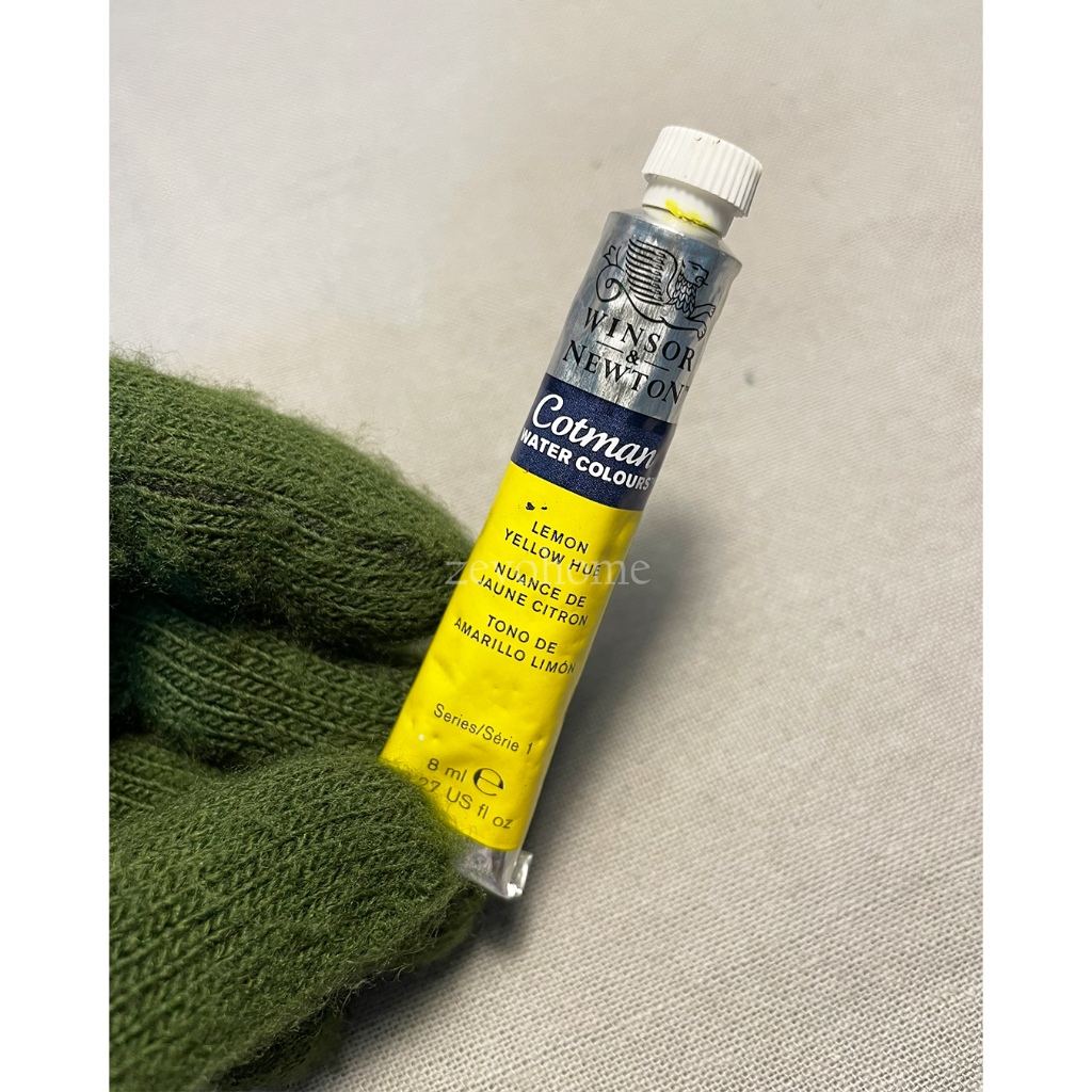 

PRELOVED WATERCOLOR TUBE COTMANN WINDSORNEWTON LEMON YELLOW HUE