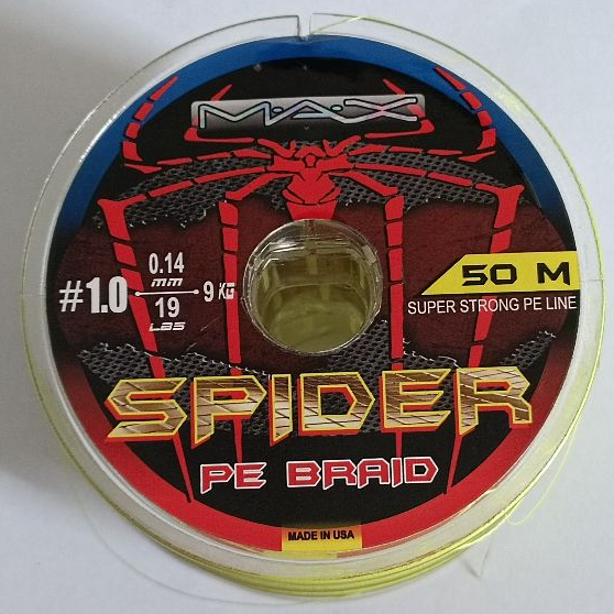 PE Max Spider Senar Pancing Braid