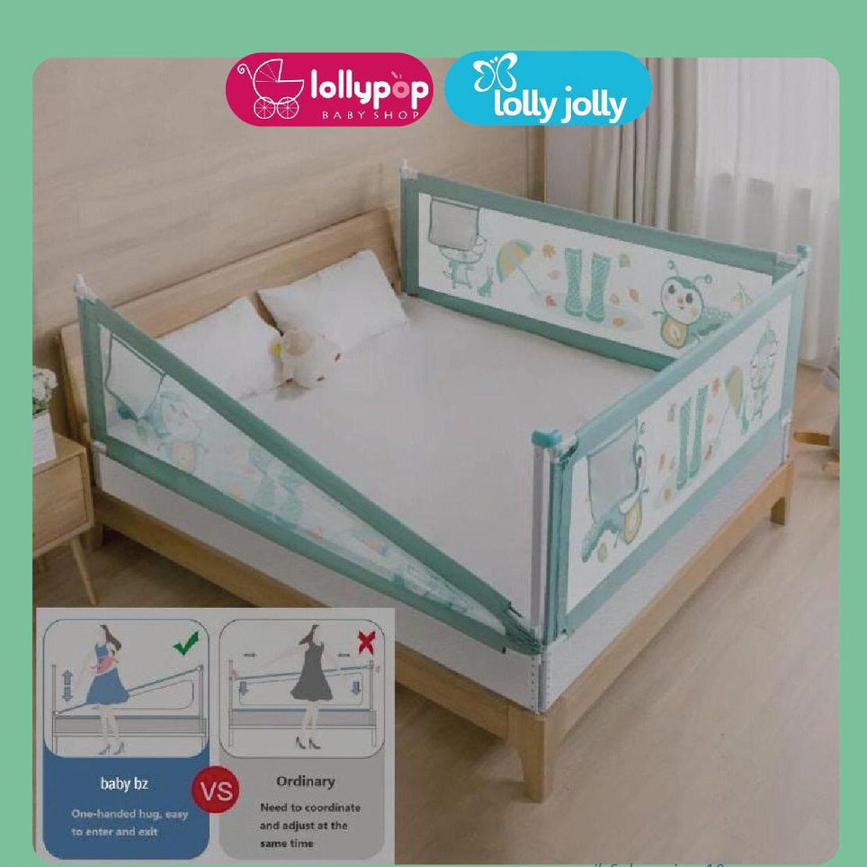 SAFETY BED/BEDRAIL tinggi 93cm-Lebar 200cm