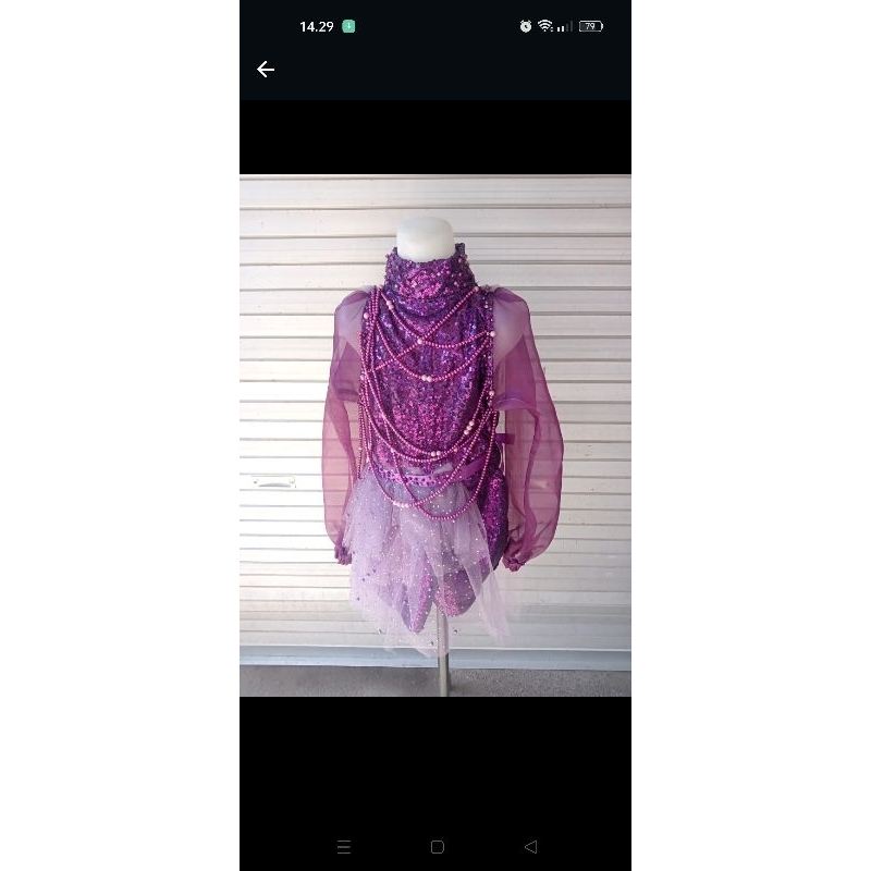 kostum mayoret berpayet