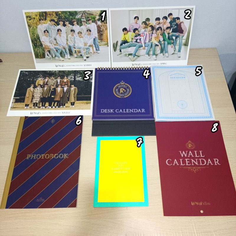 TREASURE WELCOMING COLLECTION WELCOL 2021 SUMMER CAMP WINTER PHOTOBOOK LARGE POSTCARD OT12 CALENDAR 